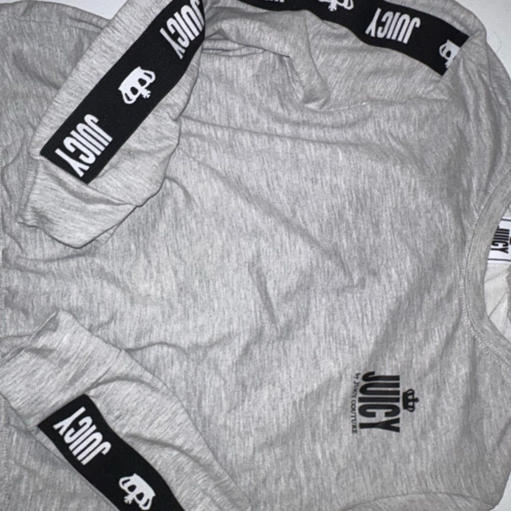 Juicy Couture Light Gray Top